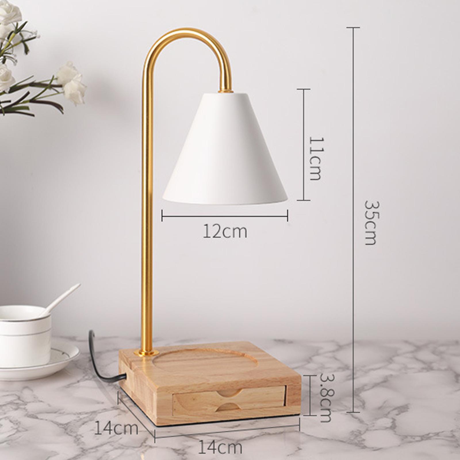 Candle Warmer Lamp Burner Melt Lamp with 2 Bulbs for Table Living Room