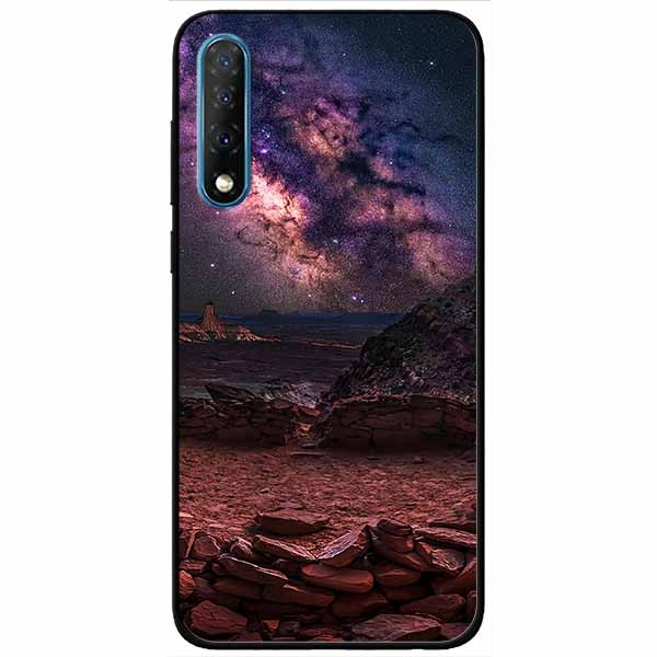 Ốp lưng dành cho Vsmart Live mẫu Trời Đất Galaxy