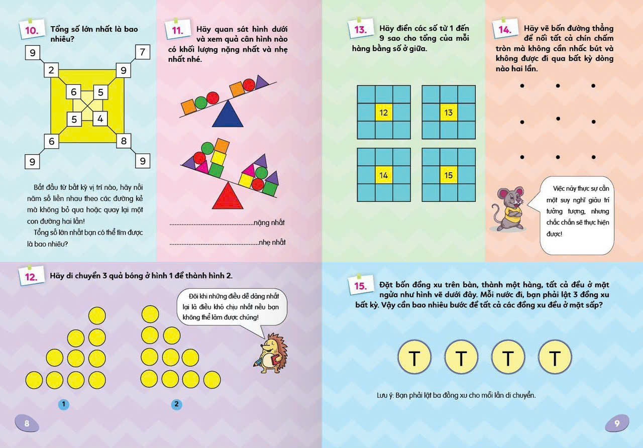 Sách Khám Phá Tiềm Năng Con Trẻ - Trò Chơi Hack Não