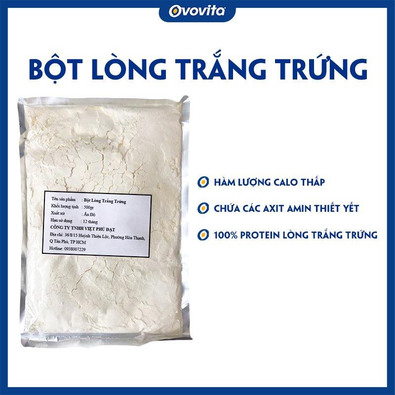 Bột Lòng Trắng Trứng Ovovita (Ý) (1Kg/ Túi) . Hàng Công Ty Đảm Bảo Chất Lượng