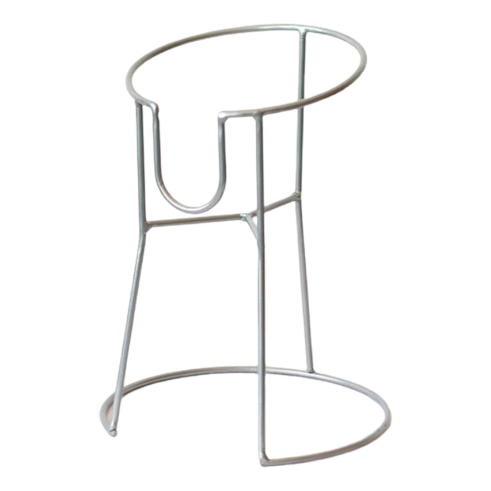 Glass Jar Drink Dispenser Metal Stand Basket Party Tea Holder M