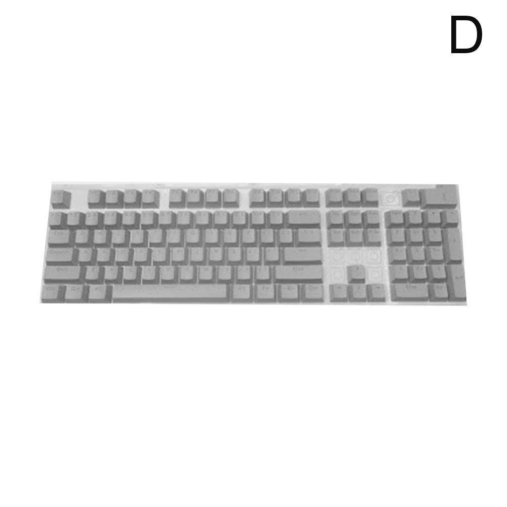 1 bộ abs mờ Keycap 87 Black White 104 Hai màu 980K Đóng 108 Bàn phím cơ học cơ học KeyCap KeyCap Key