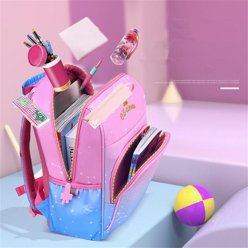 2021 Trẻ Em Chỉnh Hình Học Túi Cho Bé Gái Bé Trai Trẻ Em Công Chúa Lưng Schoolbags Trường Tiểu Học Ba Lô Trẻ Em Túi Sách