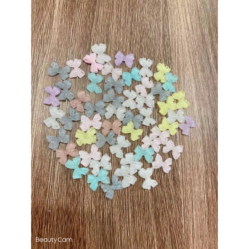 set trang trí nail mix tâm 20 cái