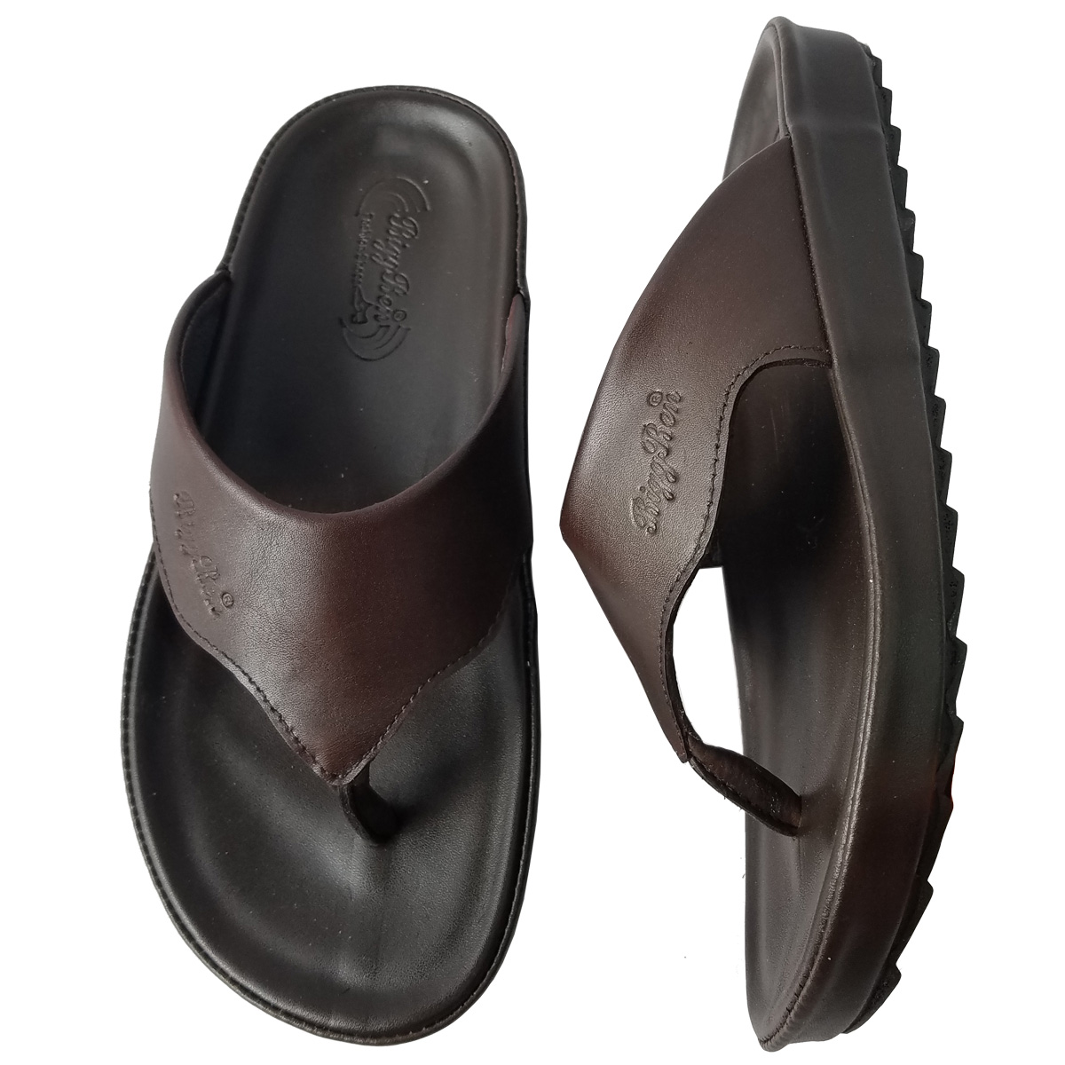 Dép Xỏ Ngón Nam Da Bò Thật BIGGBEN Cao Cấp DK102