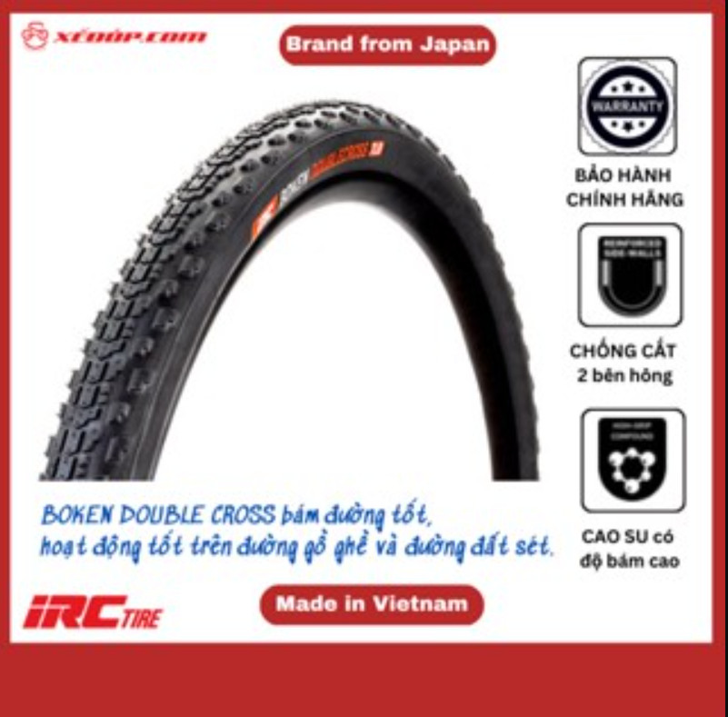 Lốp Xe Đạp GRAVEL Nhật Bản BOKEN DOUBLECROSS