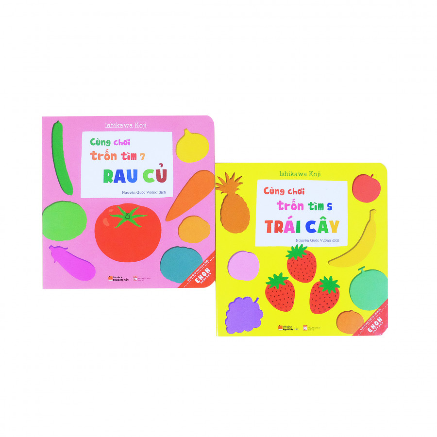 Combo Sách Cùng chơi trốn tìm: Rau củ quả