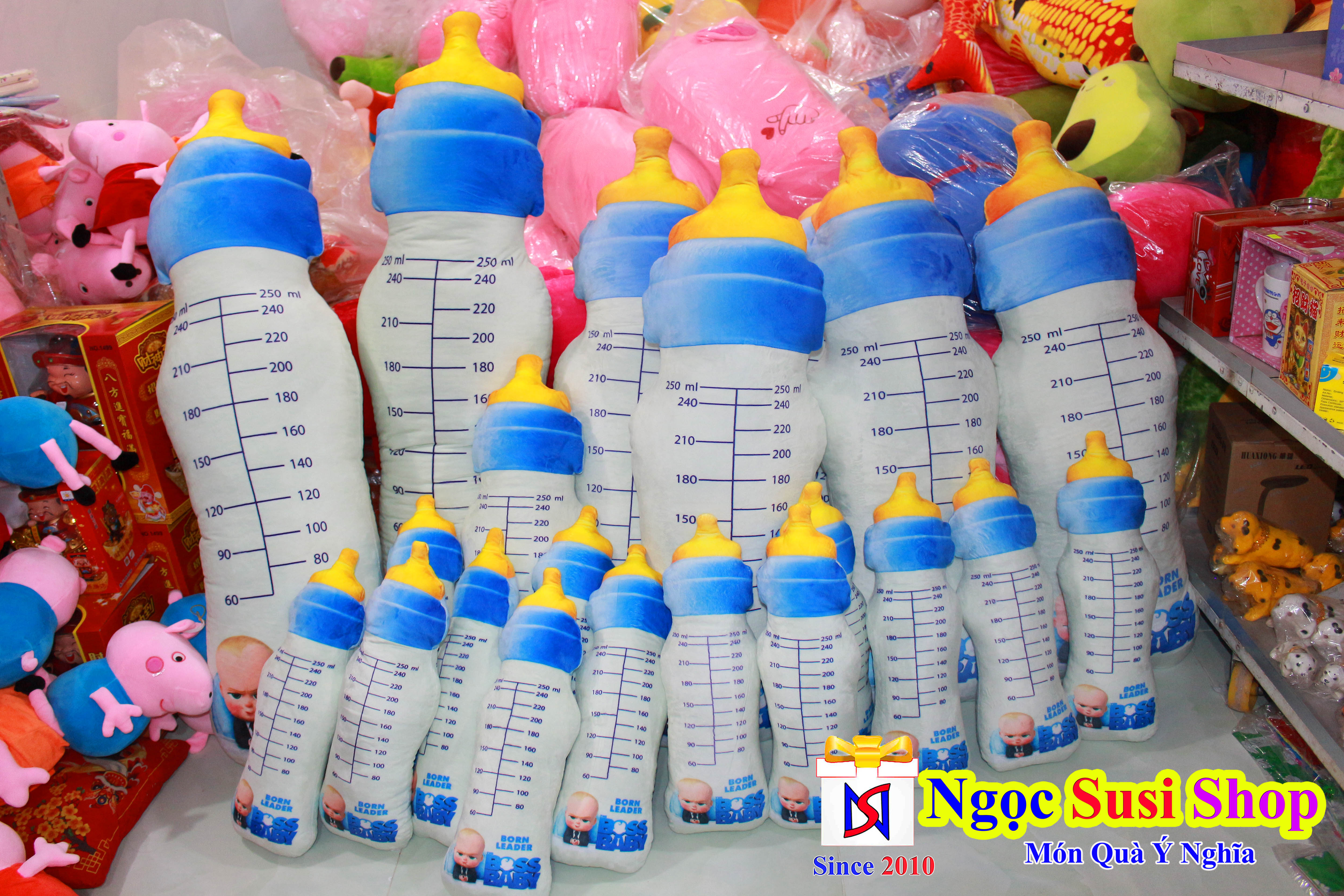 GỐI ÔM BÌNH SỮA 3D CHO BÉ YÊU SIÊU TO KHỔNG LỒ - SIÊU MỊN