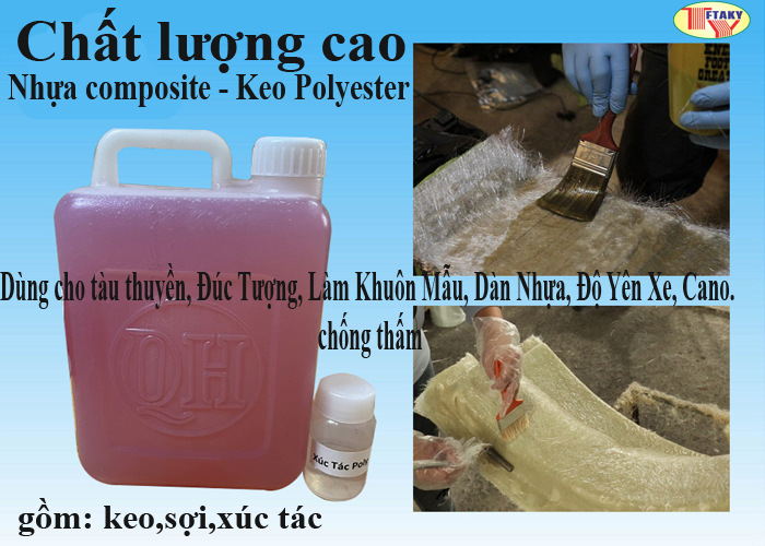 Vật Liệu Composite Chống Thấm - Nhựa Polyester - Sợi Thủy Tinh