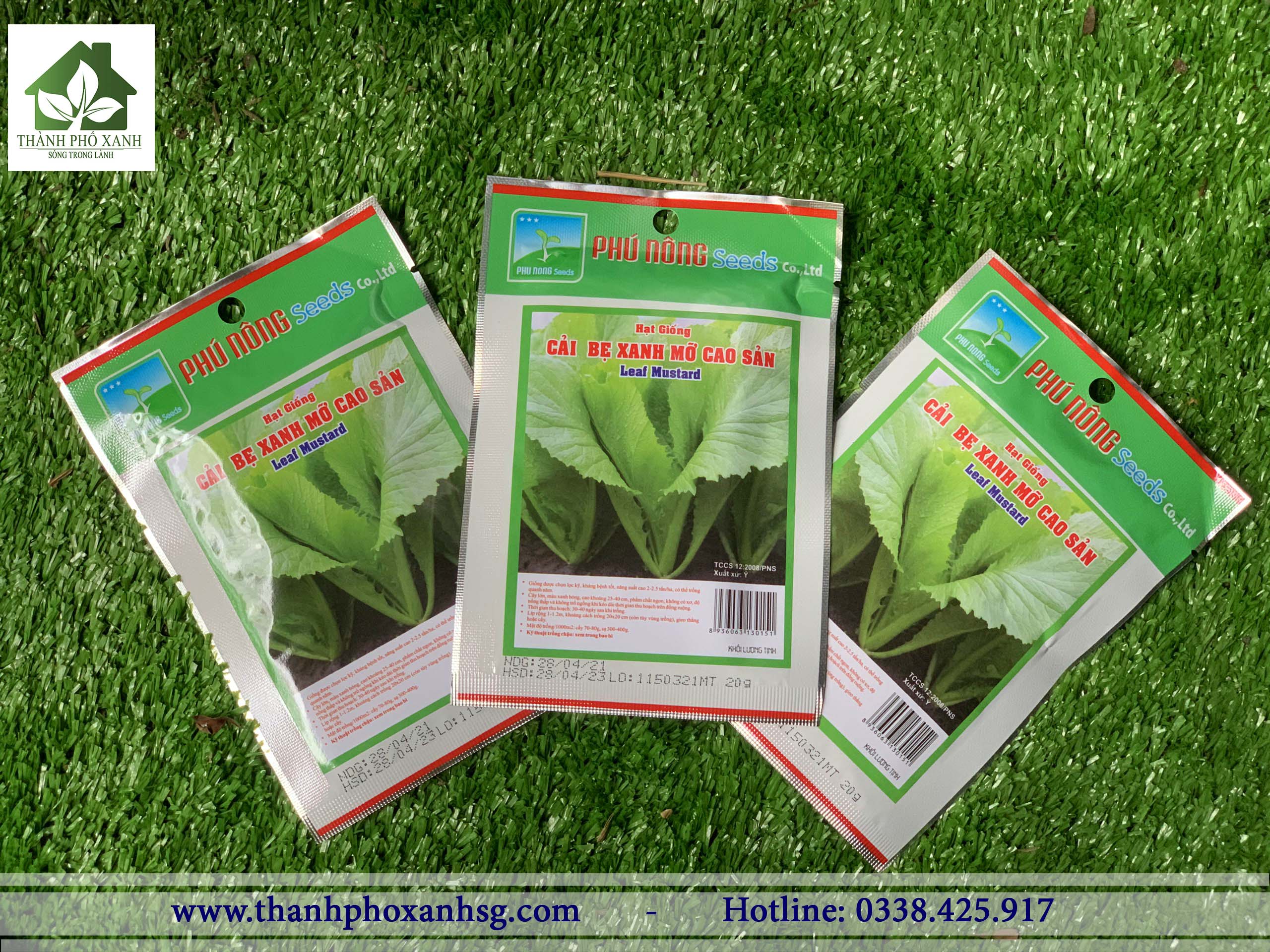 Hạt giống Phú Nông - Cải bẹ xanh mỡ cao sản
