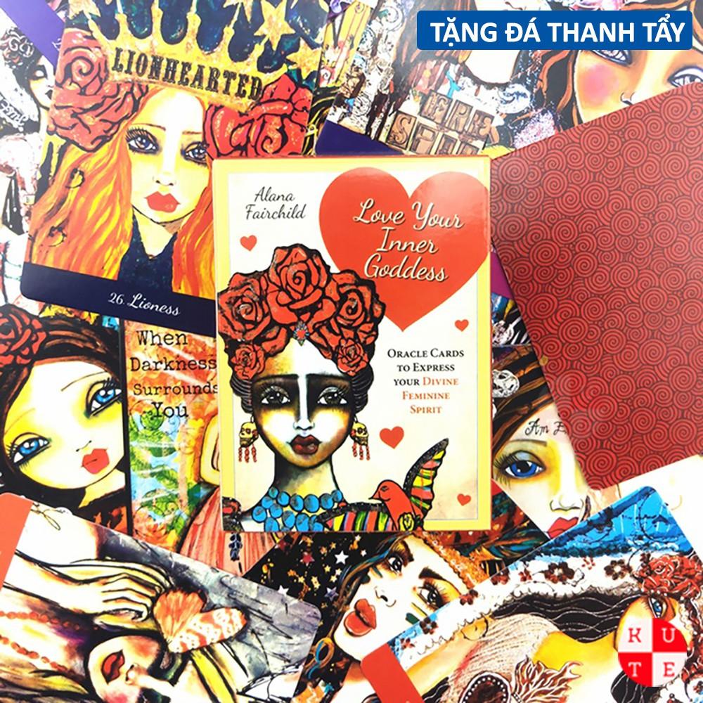 Bài Oracle Love Your Inner Goddess 44 Lá Tặng Đá Thanh Tẩy
