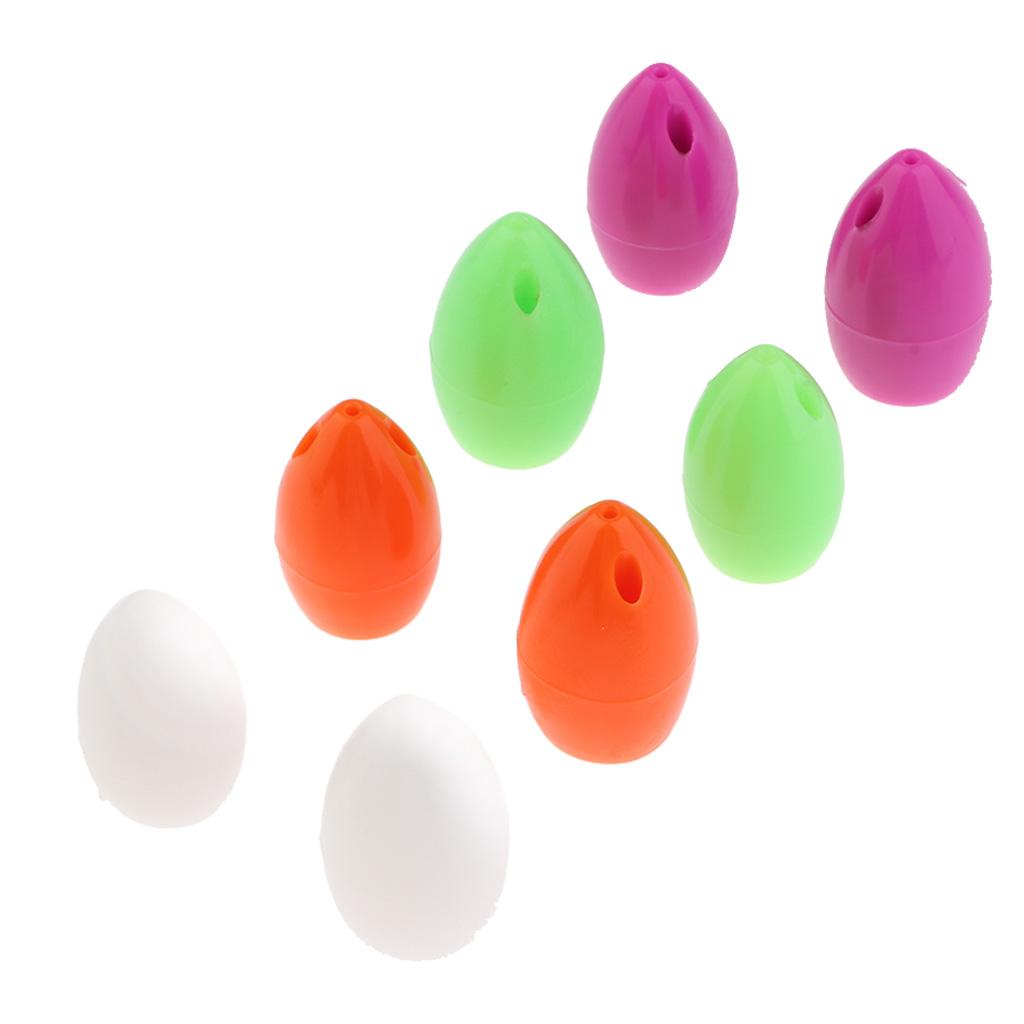 8 Pieces Bombarda Floating Trout Pose Fishing Floats 3.2g/4.2g Combination