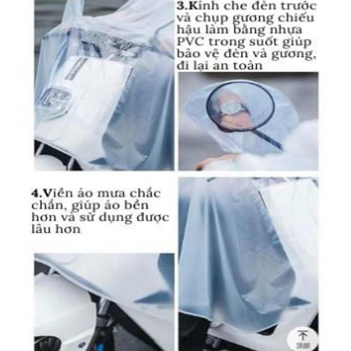 Áo mưa thời trang 1 đầu, 2 đầu siêu dai