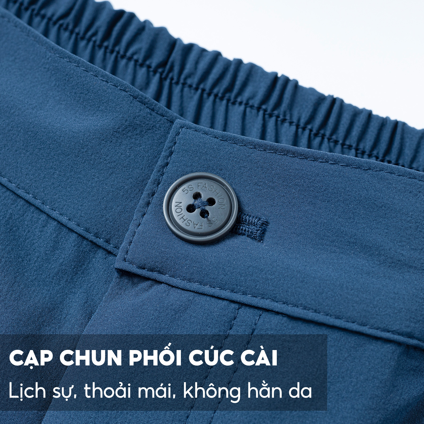 Quần Short Thể Thao Nam 5S RUN, Công Nghệ Cao Cấp Thoáng Khí, Thiết Kế Cạp Chun Phối Cúc Co Giãn Thoải Mái (QST23004)