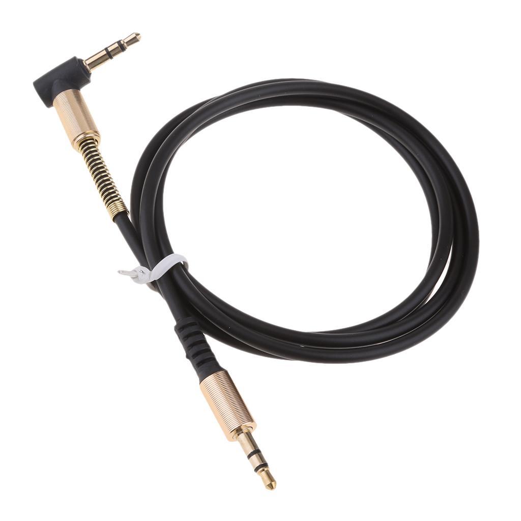 2Pieces 3.5mm audio cable, Male to Male Stereo Aux Cable with Premium Metal, for