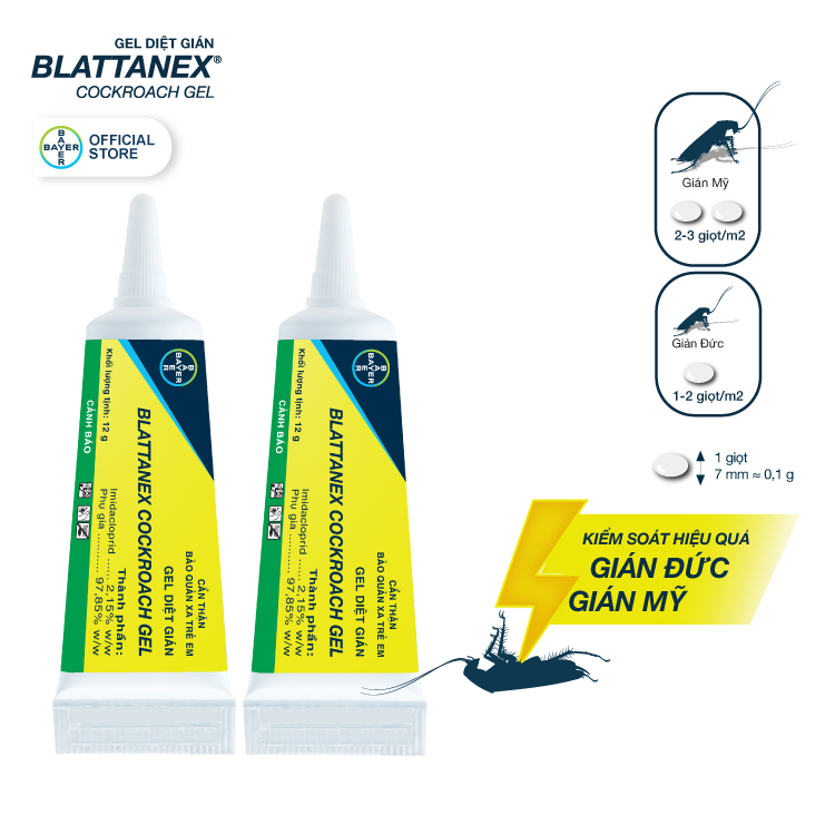 Gel Diệt Gián Blattanex Chính Hãng