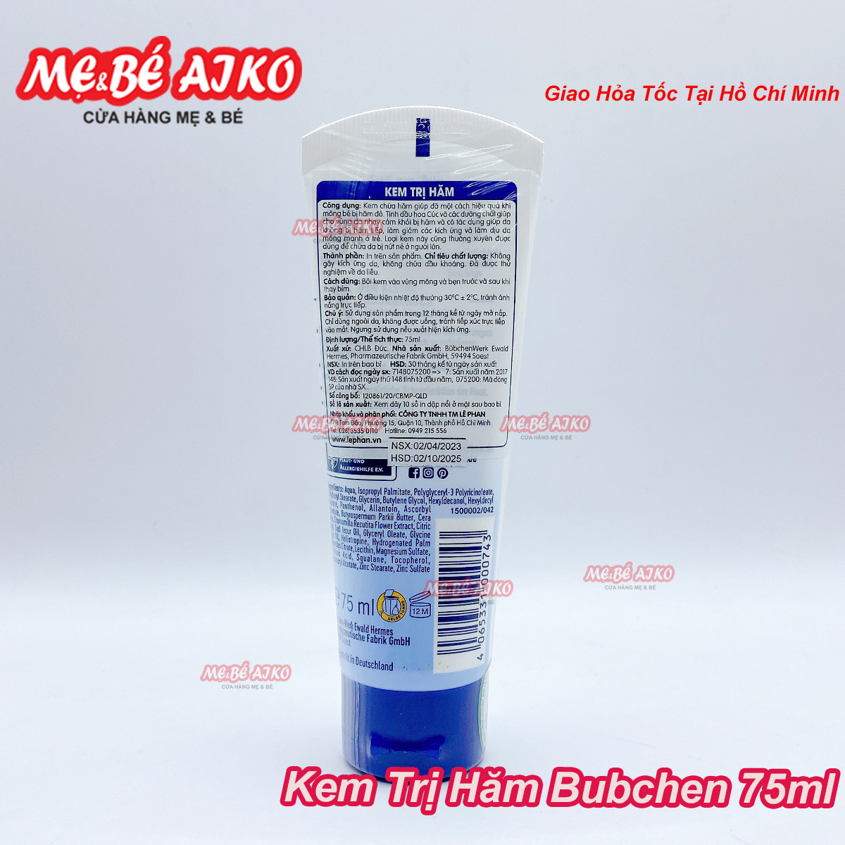 Kem Đặc Biệt Trị Hăm Bubchen -N