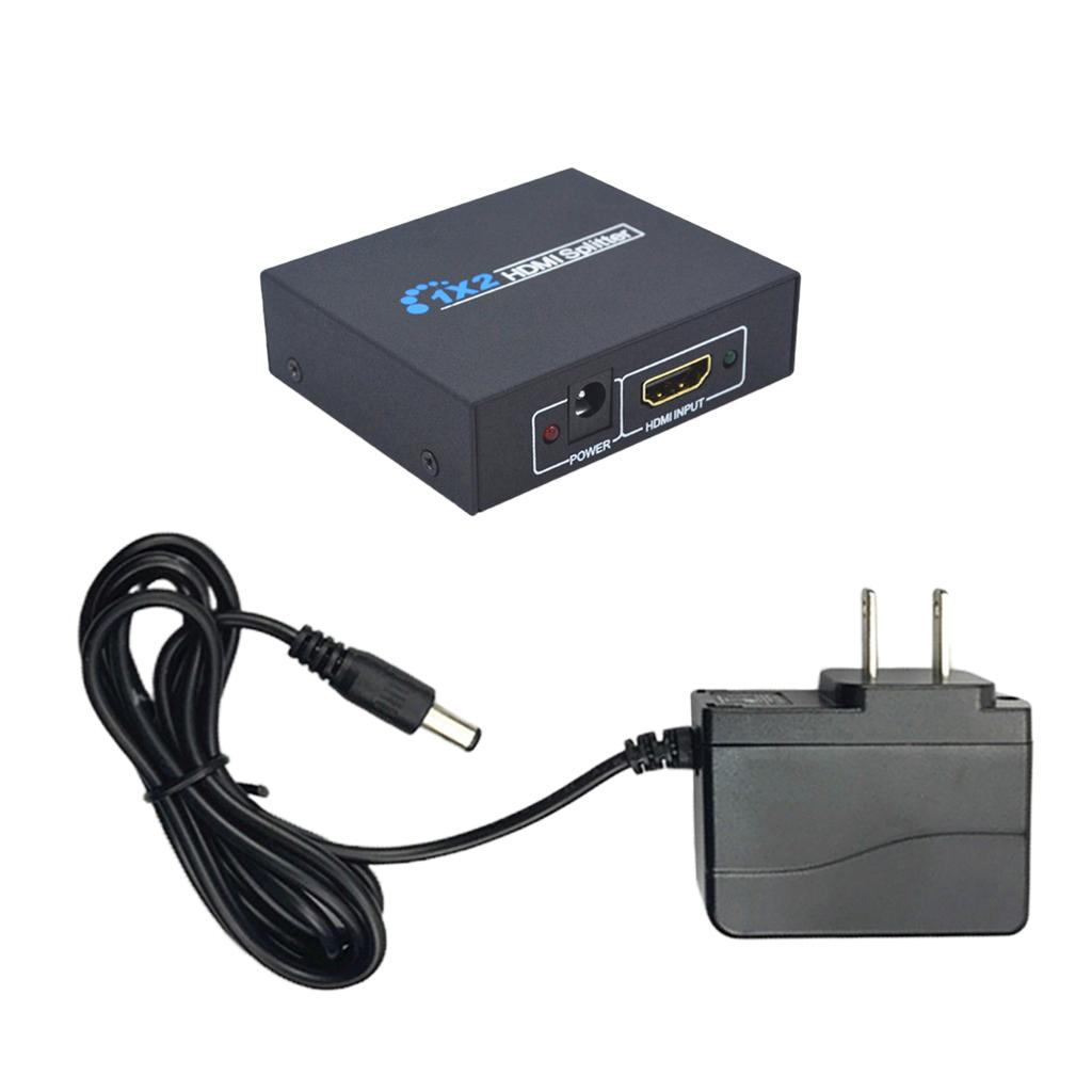 HDMI Splitter Video Distributor Cable 1080P Full HD Powered Converter For TV