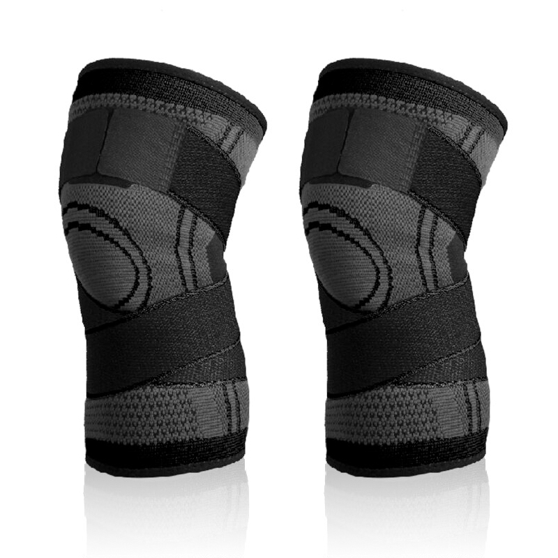 Đai Bảo Vệ Đầu Gối Chuyên Nghiệp Thoáng Khí Có Dây Đai Cuốn Chắc Chắn Breathable Sport knee support AOLIKES YE-7720 - Hàng Chính Hãng