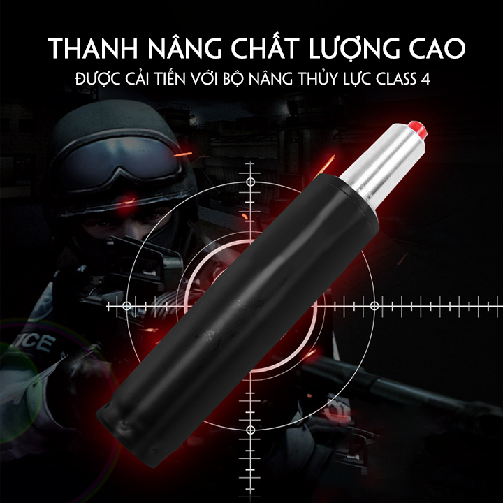 Ghế Gaming, Ghế Chơi Game Đa Chức Năng Có Gác Chân Ngả Lưng Massage Omega M072