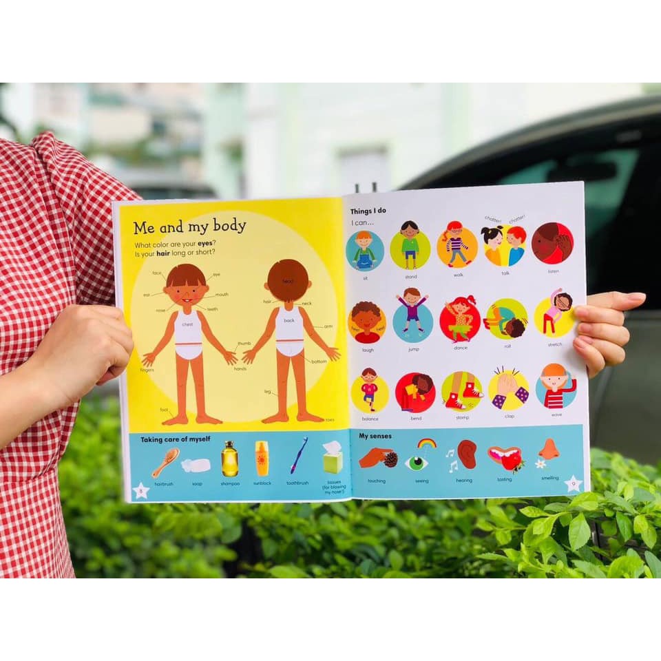Sách 1000 usefull words Á Châu Books 1000 từ vựng Tiếng Anh cơ bản tặng kèm file nghe - Á Châu Books, bìa mềm in màu