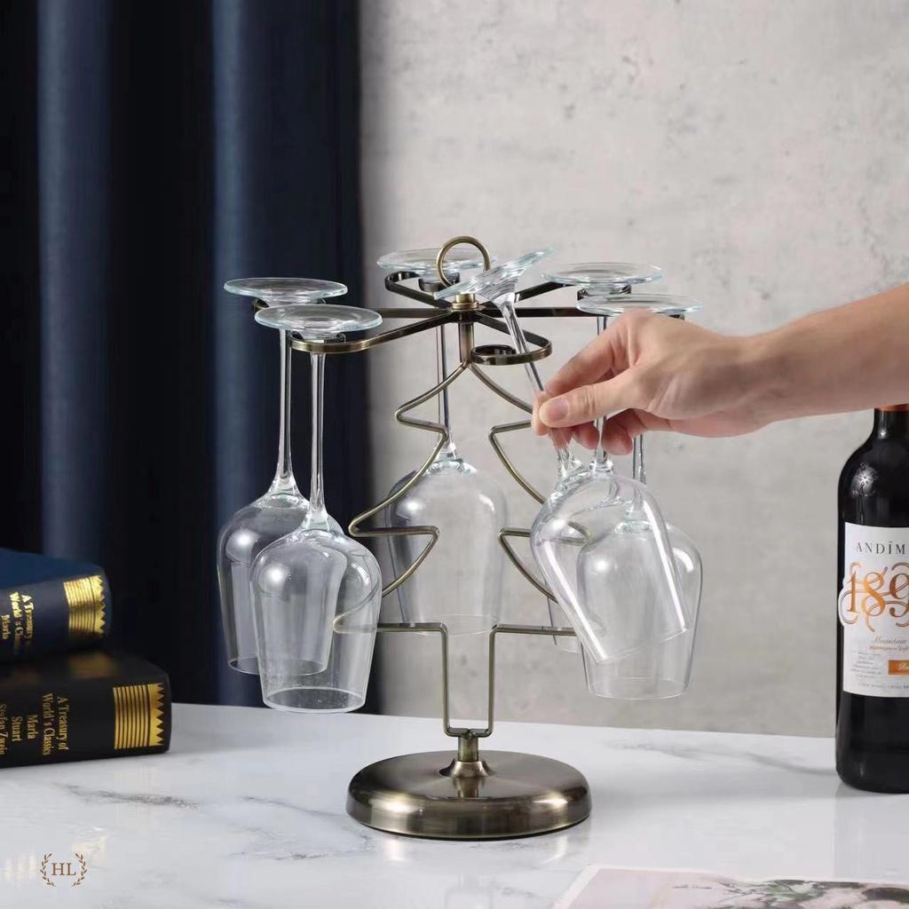 Tổng hợp các mẫu treo ly rượu để bàn - Kệ để rượu cao cấp hàng có sẵn 2023