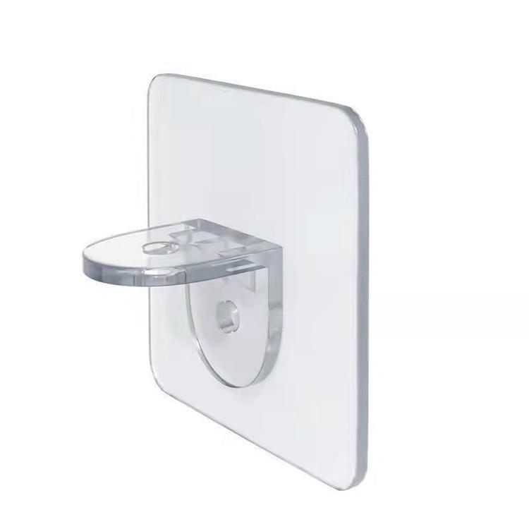 Giá đỡ sàn tủ tự dính, được gia cố Keo dán giá đỡ, đỡ kệ không cần khoan, đỡ sàn, đỡ kệ, đỡ kệ kính trong suốt