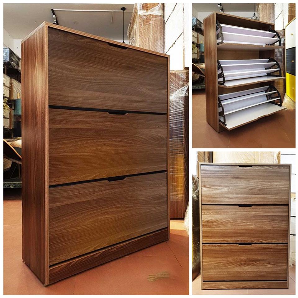 Tủ giày dép 9 tầng Rộng 80 x Cao 120 x Sâu 30cm