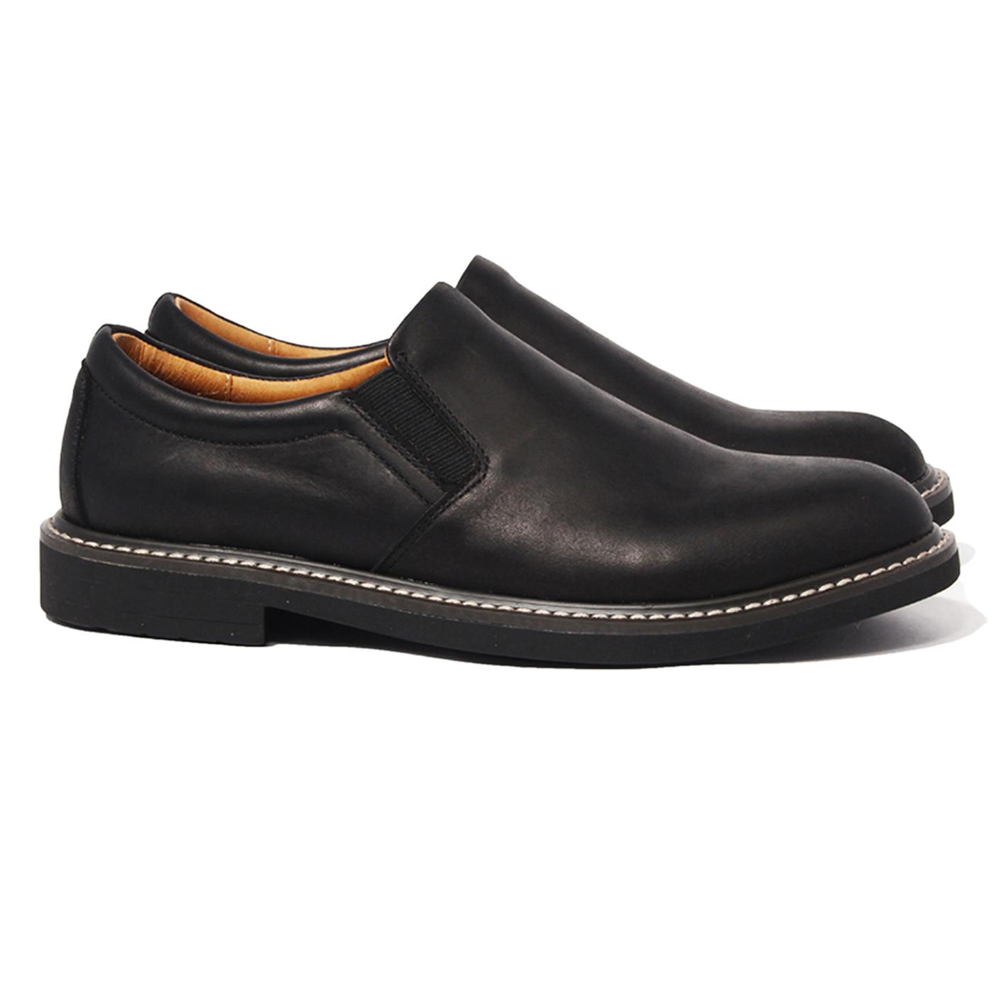 Giày Tây Lười Nam Cổ Điển Banuli Da Bê Italian Classic Loafers B1SL1 (Da Veg Itali Mềm Dẻo, Đế Siêu nhẹ, Bảo Hành Trọn Đời)