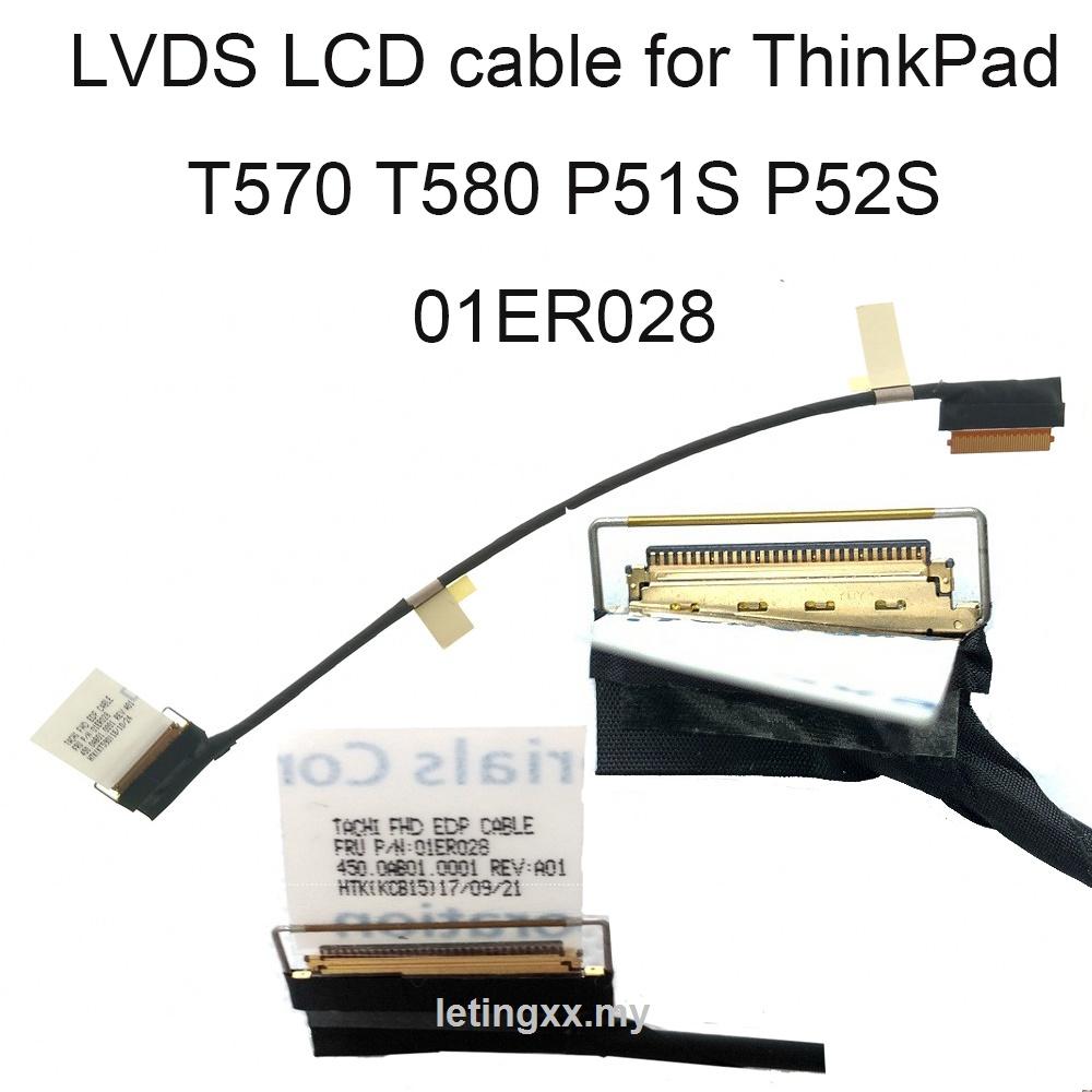 Dây cáp kết nối Video T580 Lcd Lvds Fhd cho Lenovo Thinkpad T550 W550s P51s P52s T570 1920 1080 Tachi 01Er028 Ab02