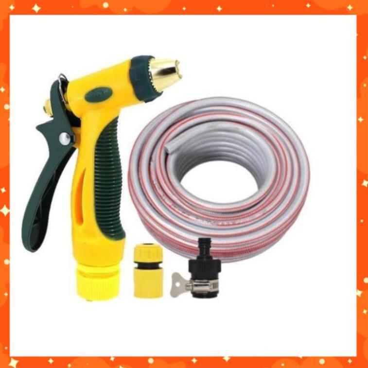 Bộ dây vòi xịt nước rửa xe,tưới cây tăng áp 3 lần 3-5m 206317