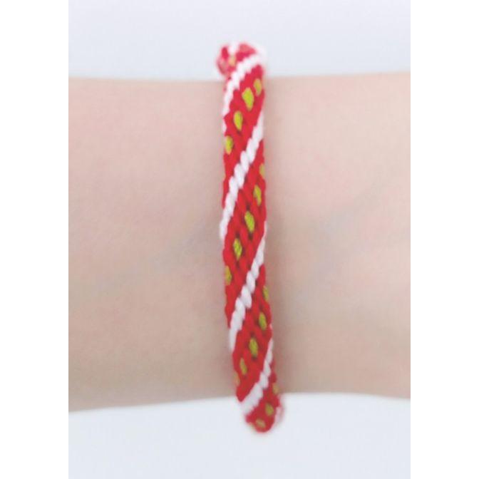 Vòng tay vòng chân may mắn - chấm - Wendy-Friendship bracelet -Vòng tay tình bạn-Vòng tay bạn bè handmade DIY
