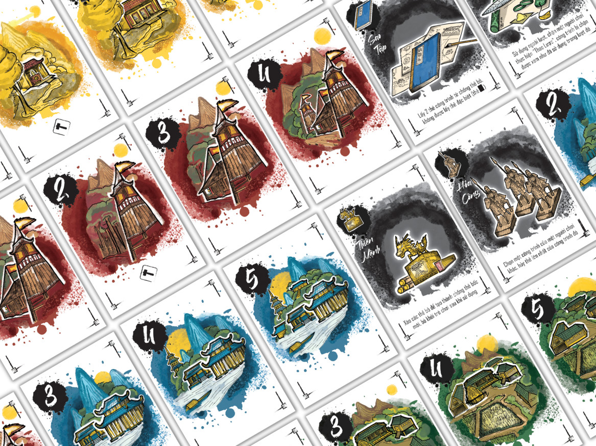 Bộ trò chơi board Game Thiên Mệnh Ngũ Hành Games 2 - 4 người chơi 16+
