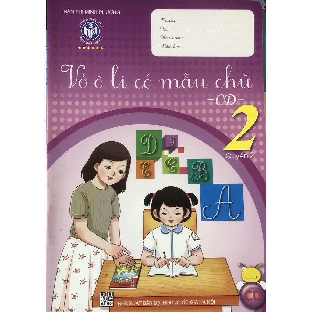 Combo bộ vở ô li lớp 2 - bộ Cánh diều