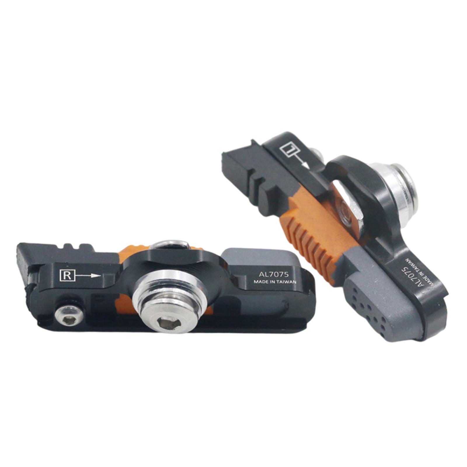 Cycle Brakes Blocks Reliable Lightweight V-Brake Shoes Pads C-caliper Extension Kit Bicycle Caliper Brake Pads for Right Left Blocks