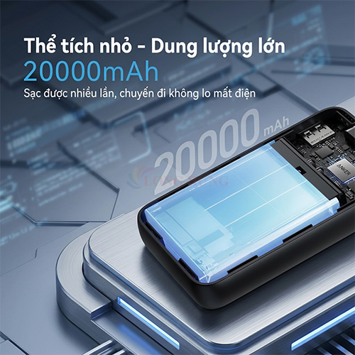 Sạc dự phòng Anker Zolo Power Bank 1USB 1Type-C 35W 20000mAh A110L - Hàng chính hãng