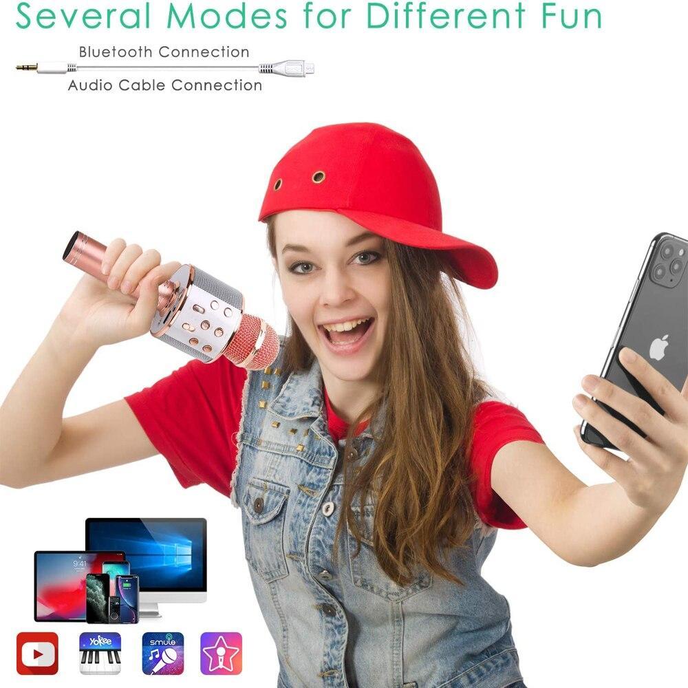 Micro Cầm Tay Không Dây Kết Nối Bluetooth Chuyên Nghiệp Cho Điện Thoại / Máy Tính