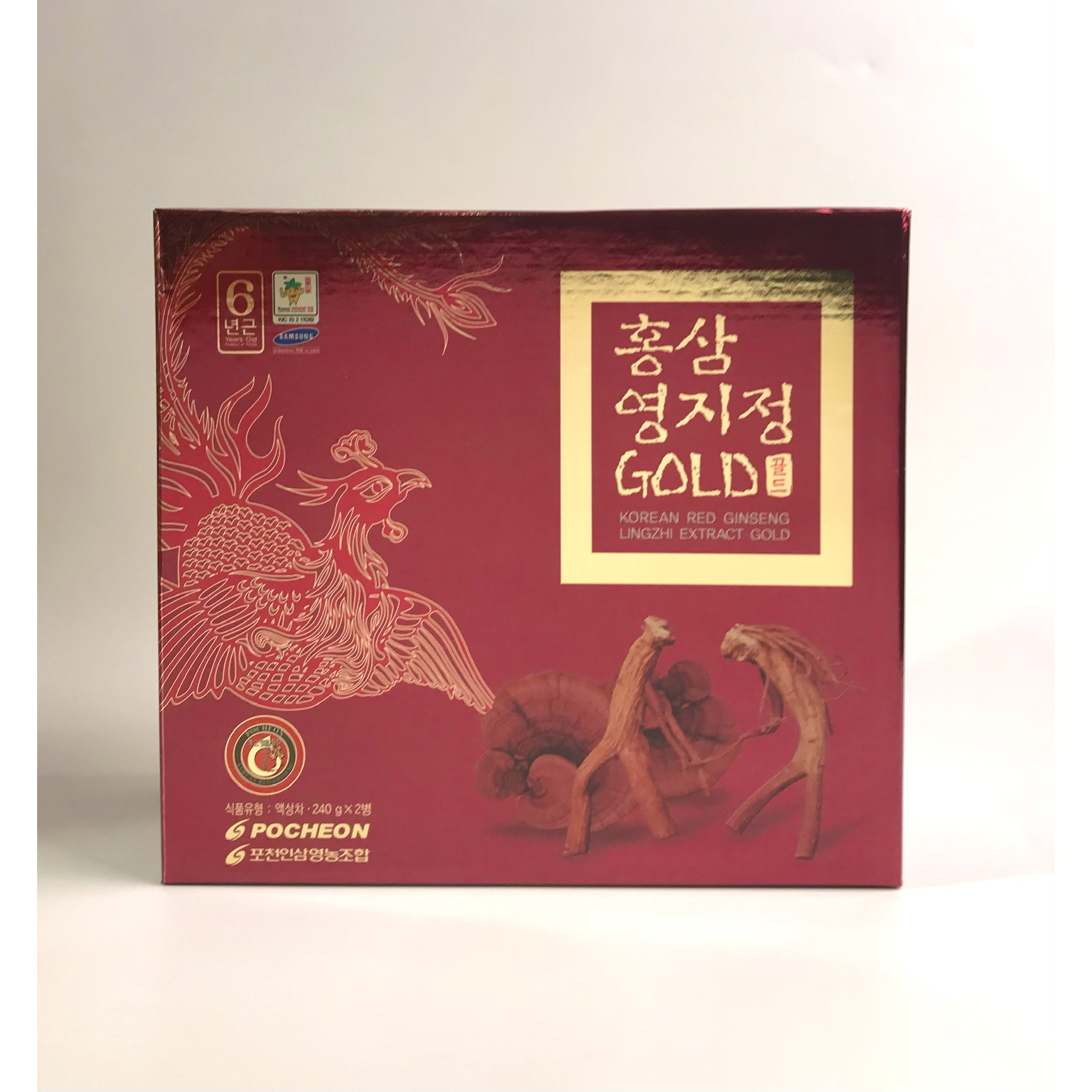 Cao Hồng Sâm Linh Chi Pocheon Hàn Quốc (480g)