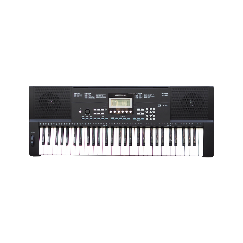 Đàn Organ điện tử/ Portable Keyboard - Kzm Kurtzman K200 - Perfect Starter keyboard - Màu đen (BL) - Hàng chính hãng