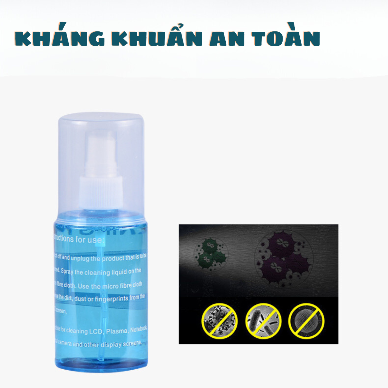 Dung dịch vệ sinh Màn Hình LCD Dành cho Macbook Điện Thoại Máy ảnh Đồng Hồ Laptop Tablet OPULA Screen Cleaning Kit 1023_Hàng Chính Hãng