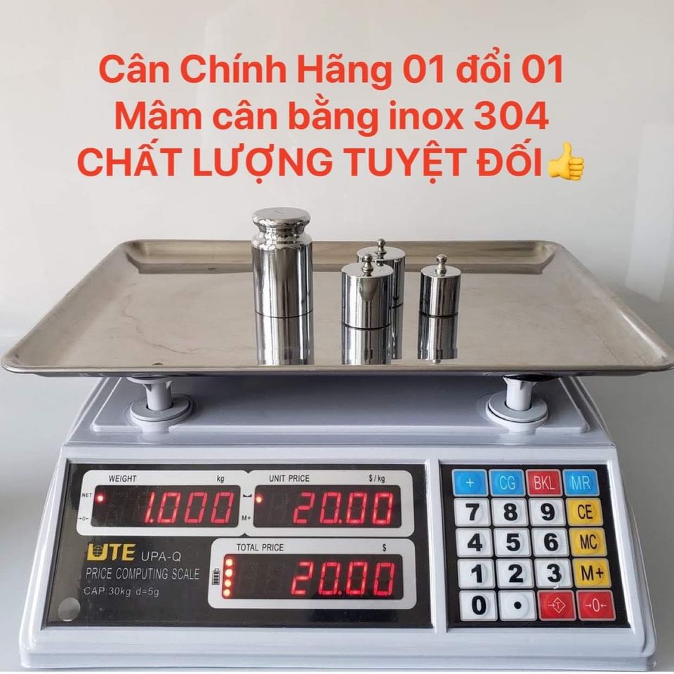 Cân Điện Tử Tính Tiền PA-Q 30kg/5g.