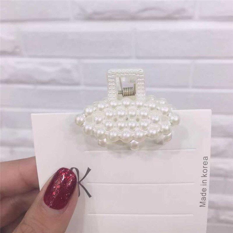 ️ Kẹp Tóc Đính Hạt Nhỏ Phong Cách Hàn Quốc Cho Nữ KT03