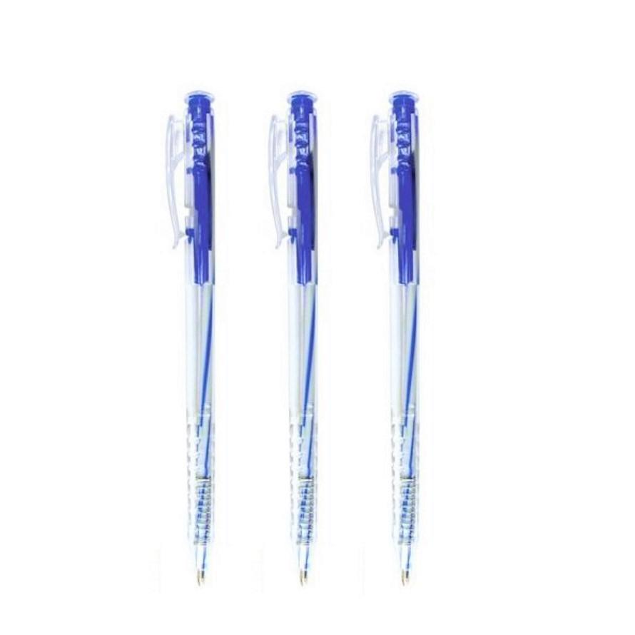 COMBO 10 Bút bi ngòi 0.7mm nét đậm rõ ràng (xanh, đen, đỏ, tím)