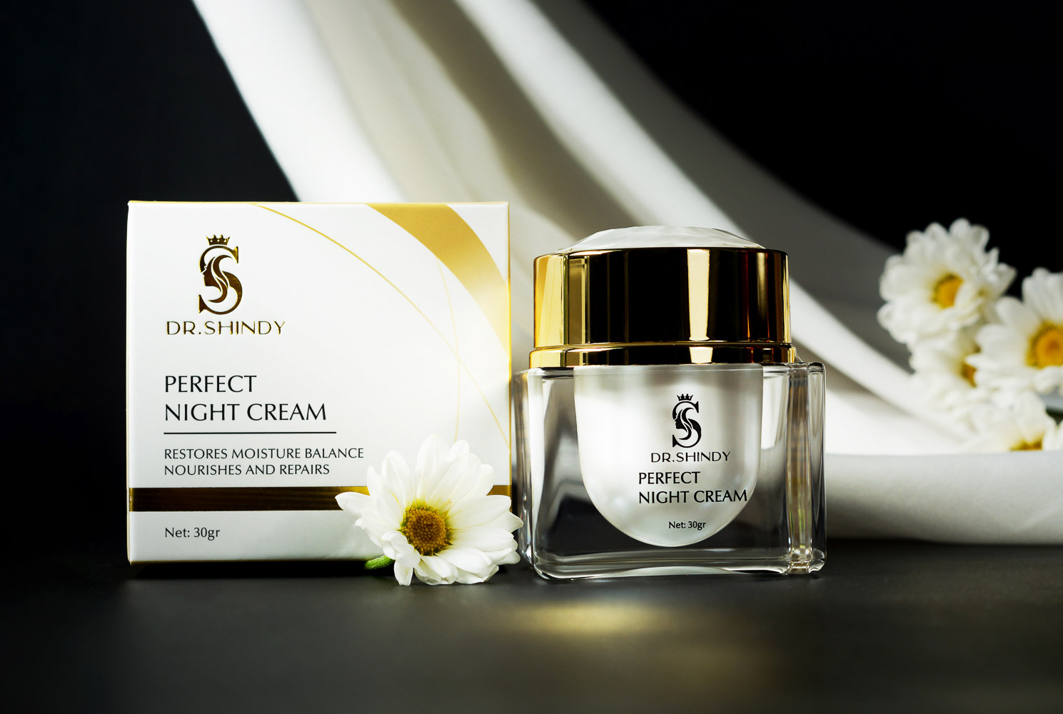 Kem Dưỡng Trắng Da Làm Mờ Nám Chống Lão Hóa Ban Đêm Dr.Shindy Perfect Night Cream