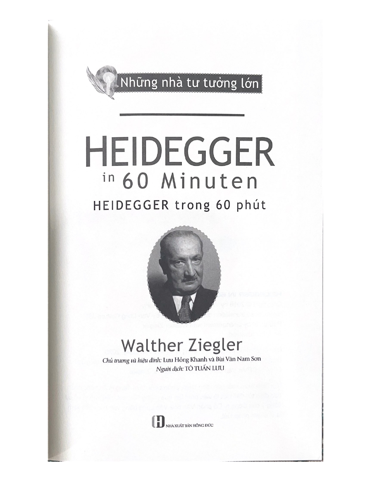 Nhà Tư Tưởng Lớn - Heidegger Trong 60 Phút