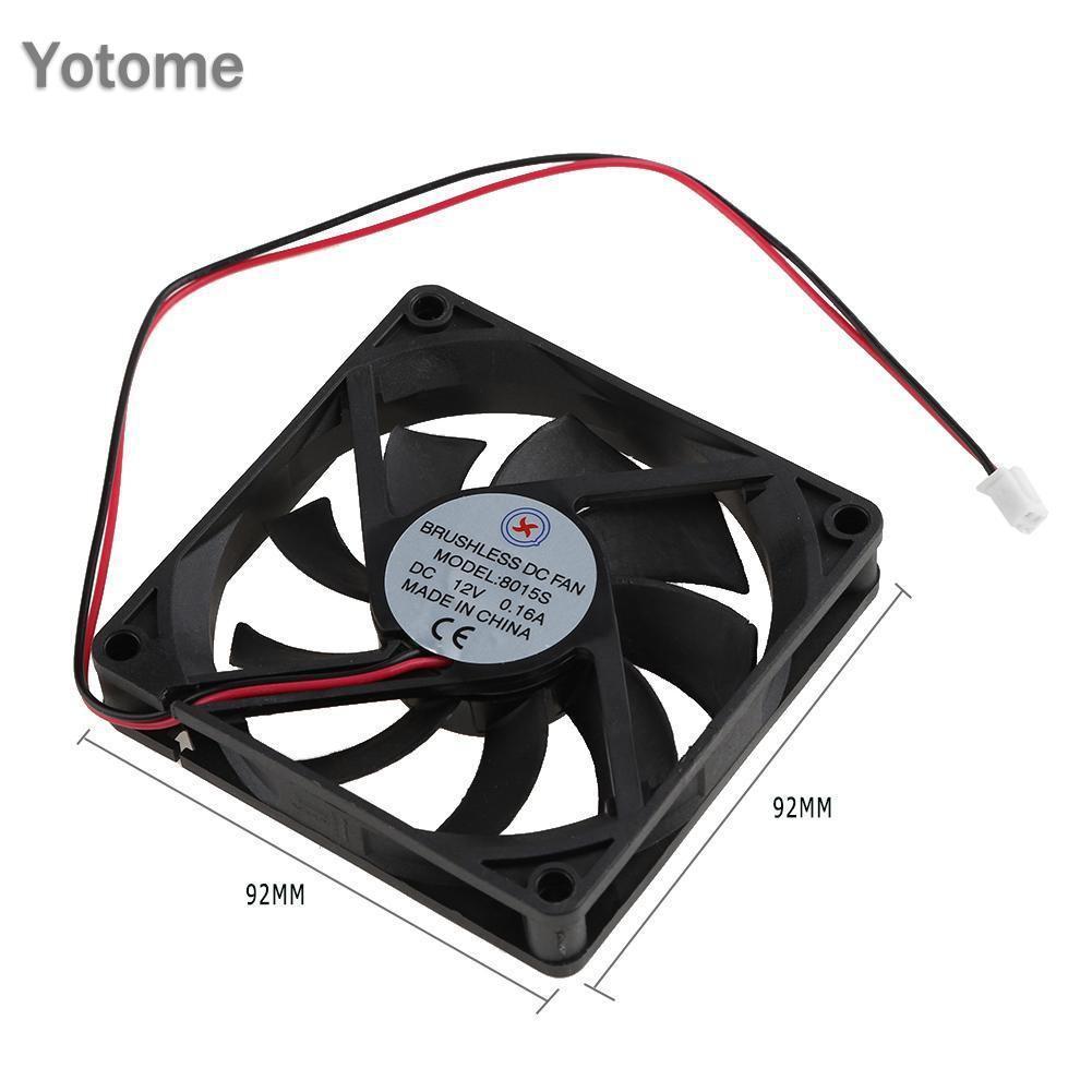 DC Quạt Tản Nhiệt Không Chổi Than 8015s Dc12V 0.16a 80x80 X 15mm