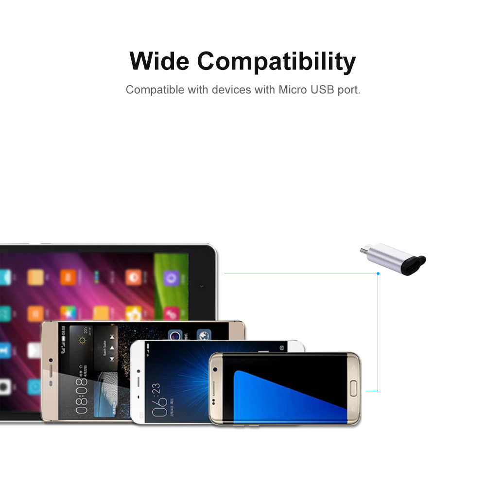 USB Loại C Female Sang USB Micrô Male Cho Đầu Nối Điện Thoại Di Động Huawei