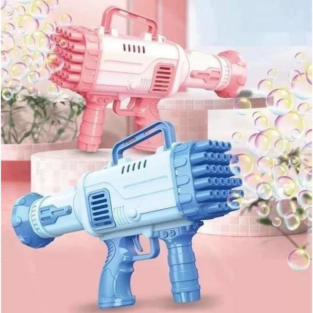 Combo 2 Đồ Chơi Bắn Bong Bóng 32 Nòng Vui Nhộn Kèm Lọ Xà Phòng