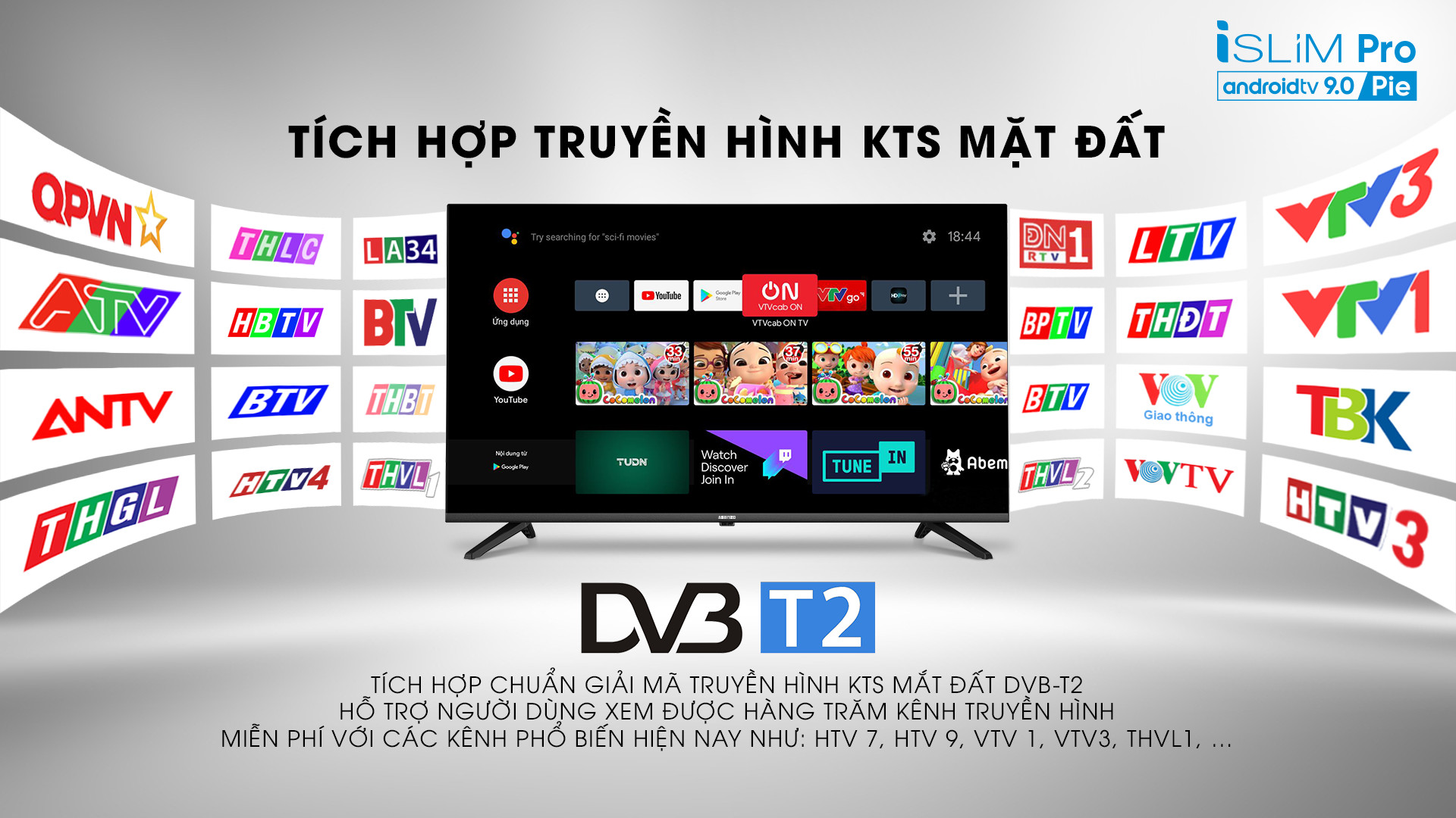 Smart TV Asanzo iSLIM PRO 32”- 32S51 (Android 9.0 Pie – 2020) Hàng Chính Hãng