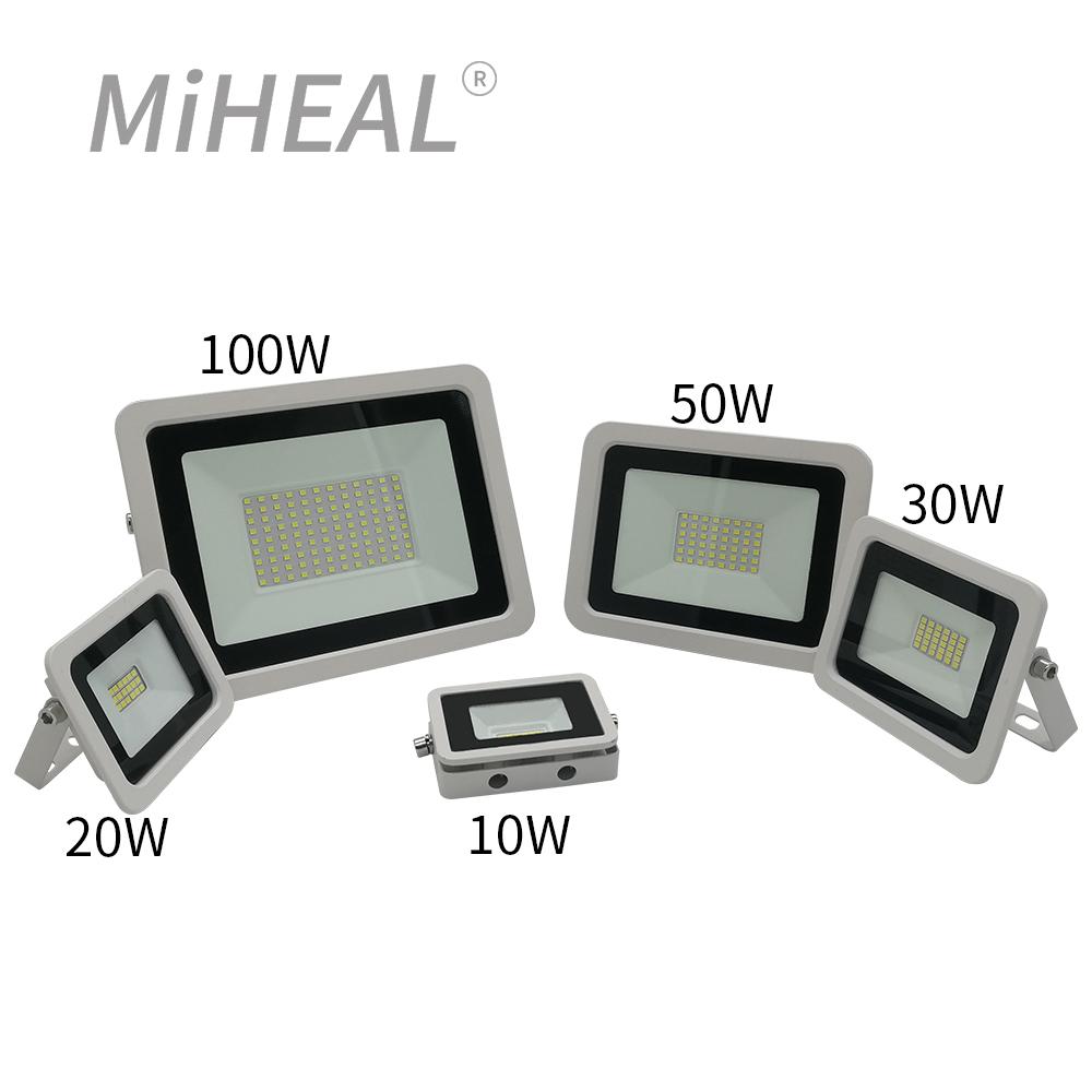 Đèn LED 220V Chiếu Sáng Công Nghiệp 10W 20W 30W 50W 100W Nhà Máy Xưởng Nhà Để Xe IP68 Đèn Làm Việc Chống Thấm Nước đèn LED Khai Thác Mỏ